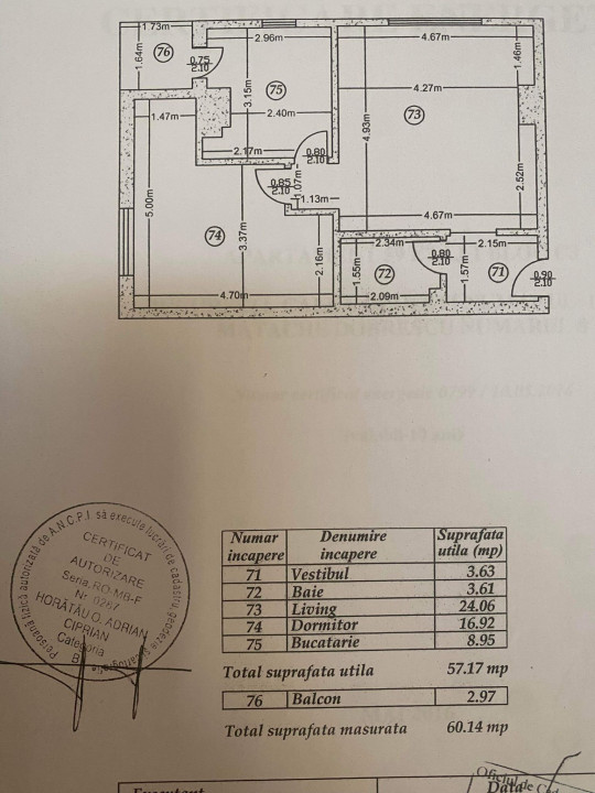 Apartament 2 camere, Piata Alba Iulia, bloc 2016