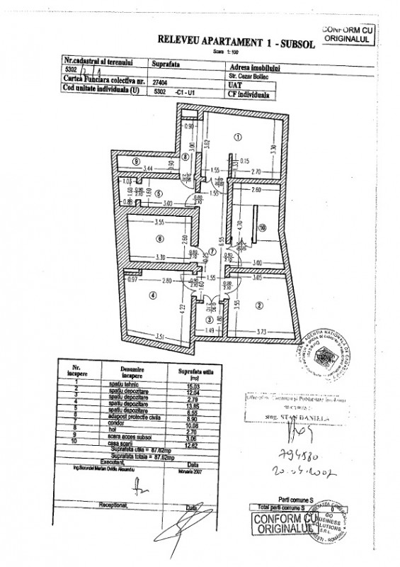 Spatiu birou S+P 170mp Pta. Alba Iulia. Curte proprie 48mp