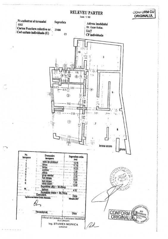 Spatiu birou S+P 170mp Pta. Alba Iulia. Curte proprie 48mp
