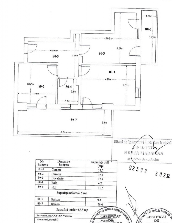 Apartament 2 camere decomandat 89mp Theodor Pallady