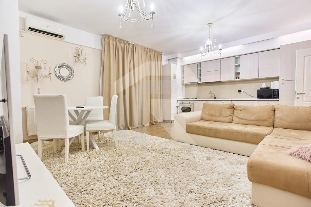 BĂNEASA – PETROM CITY, 2 CAMERE + PARCARE SUBTERANĂ, 71 MP TOTAL!