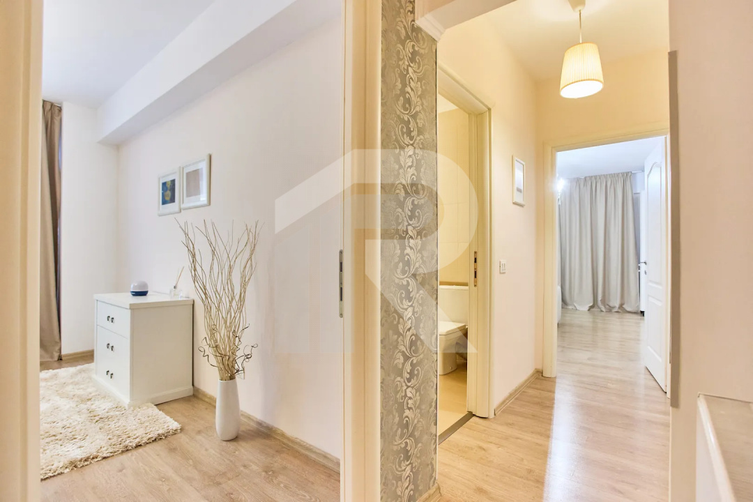 BĂNEASA – PETROM CITY, 2 CAMERE + PARCARE SUBTERANĂ, 71 MP TOTAL!