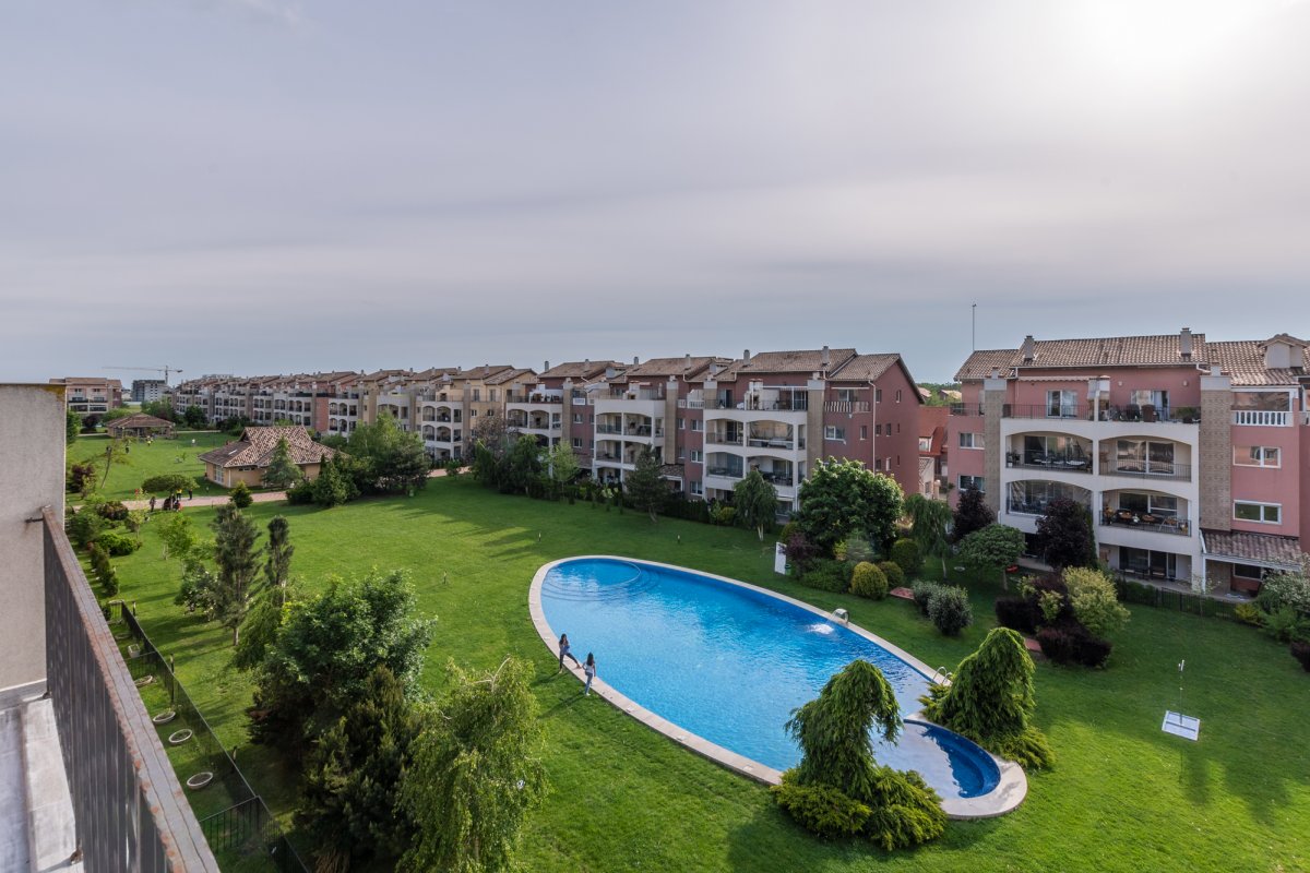 3 Camere Pipera Ibiza Sol, terasa 41mp, 2 locuri de parcare si boxa 