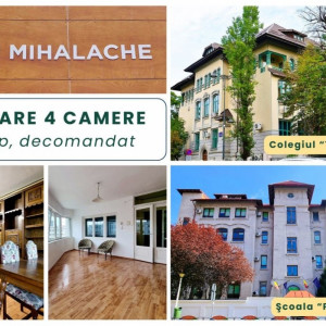 Vanzare apartament spatios 4 camere camere Bd. Ion Mihalache - zona Piata 1 Mai - Clucerului