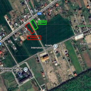 Teren 1.570mp la strada principală, dublă deschidere, Ciofliceni - Snagov!